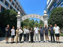 湖南省田径运动管理中心来?？疾旖涣?，共探青少年田径人才培养与校地合作新路径