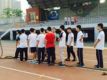 跃动的青春——长郡直升生拔河比赛在双语操场举行