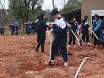 【班级风采】高1712班植树节亲子义工行